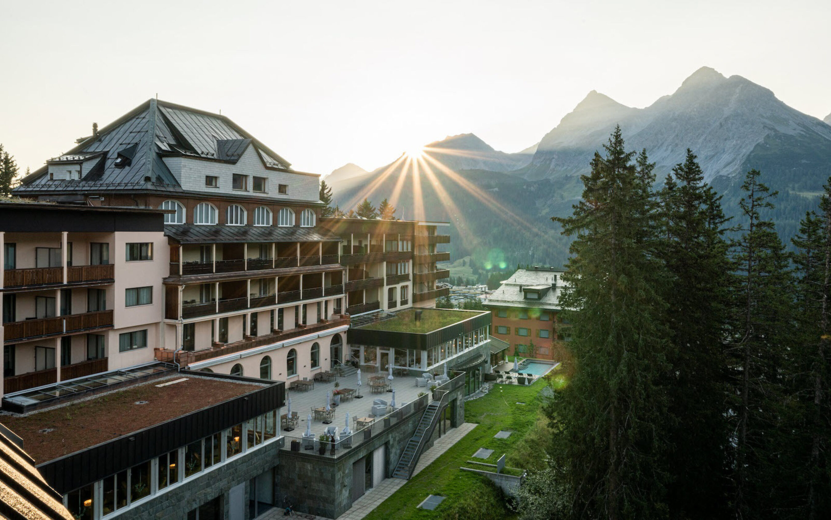 Arosa Waldhotel Aussenansicht